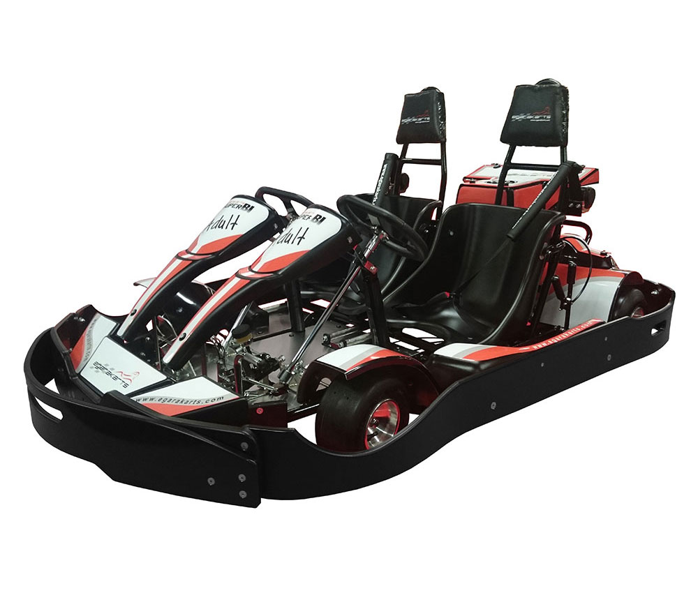Kart SUPER-BI de Egara Karts — biplaza accesible
